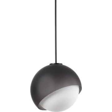 Ideal Lux - Pendelleuchte BLOOM mit Kabel 1xE27/42W/230V Ø 22 cm schwarz