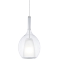 Ideal Lux - Pendelleuchte KALIQUE mit Kabel 1xE27/42W/230V Ø 18 cm klar
