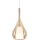 Ideal Lux - Pendelleuchte mit Kabel KALIQUE 1xE27/42W/230V Ø 18 cm rauchiges Beige