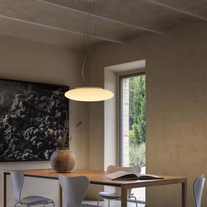 Ideal Lux - Pendelleuchte SMARTIES mit Kabel 3xE27/42W/230V Ø 42,5 cm weiß
