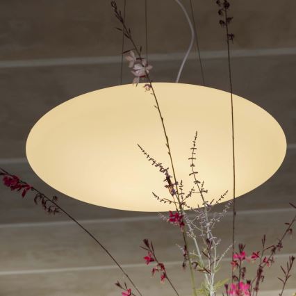 Ideal Lux - Pendelleuchte SMARTIES mit Kabel 3xE27/42W/230V Ø 42,5 cm weiß