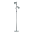 Ideal Lux - Stehlampe POLLY 2xE27/60W/230V glänzender Chrom