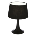 Ideal Lux - Tischlampe LONDON 1xE27/60W/230V schwarz
