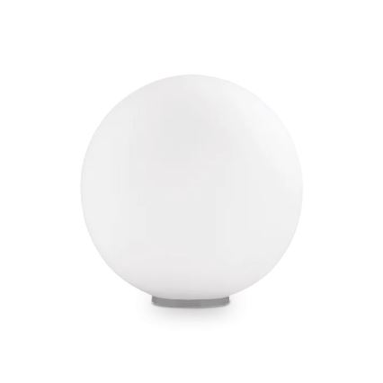 Ideal Lux - Tischlampe MAPA 1xE27/42W/230V Ø 20 cm weiß
