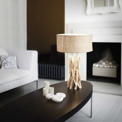 Ideal Lux - Tischleuchte DRIFTWOOD 1xE27/60W/230V Guave