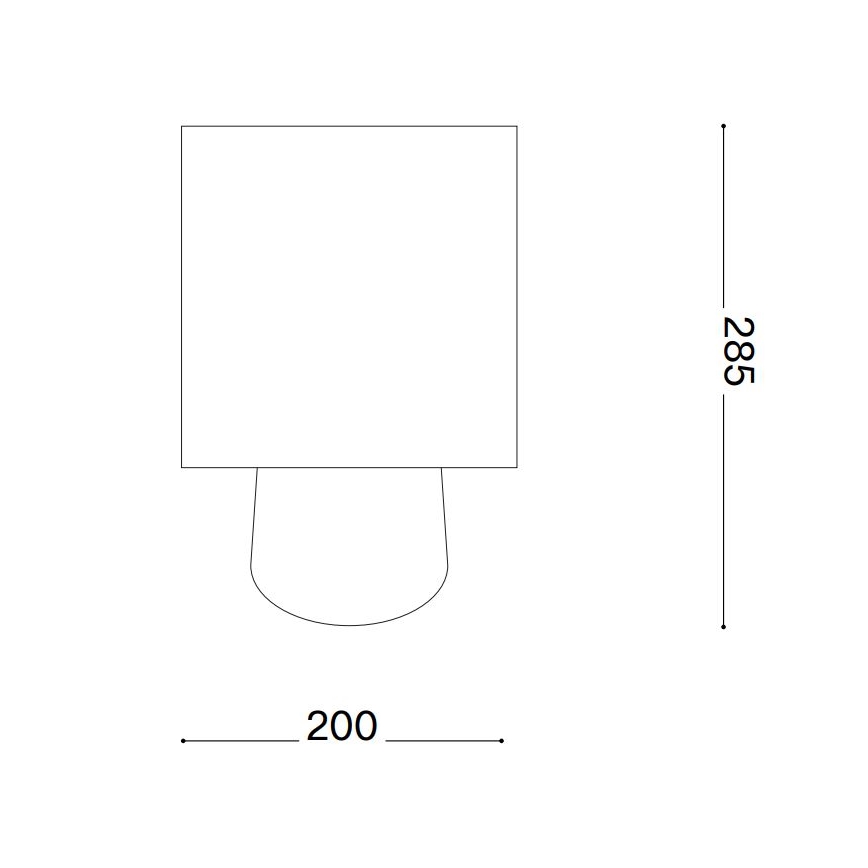 Ideal Lux - Tischleuchte KALI 1xE14/40W/230V creme/beige