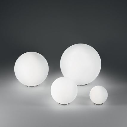 Ideal Lux - Tischleuchte MAPA 1xE27/42W/230V Ø 40 cm weiß