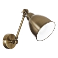 Ideal Lux - Wandleuchte 1xE27/42W/230V bronzefarben