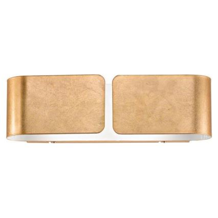 Ideal Lux - Wandleuchte CLIP 2xE27/60W/230V golden