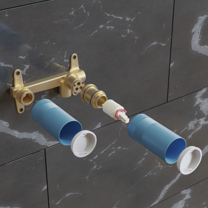 Ideal Standard A1313NU - Einbaukörper für Unterputz-Waschtischarmatur BUILT-IN blau