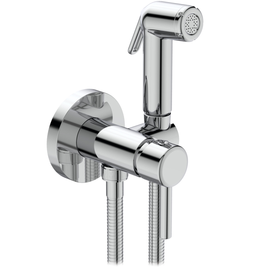 Ideal Standard A5809AA - Bidetarmatur für Unterputzmontage IDEALSPRAY, hochglänzender Chrom