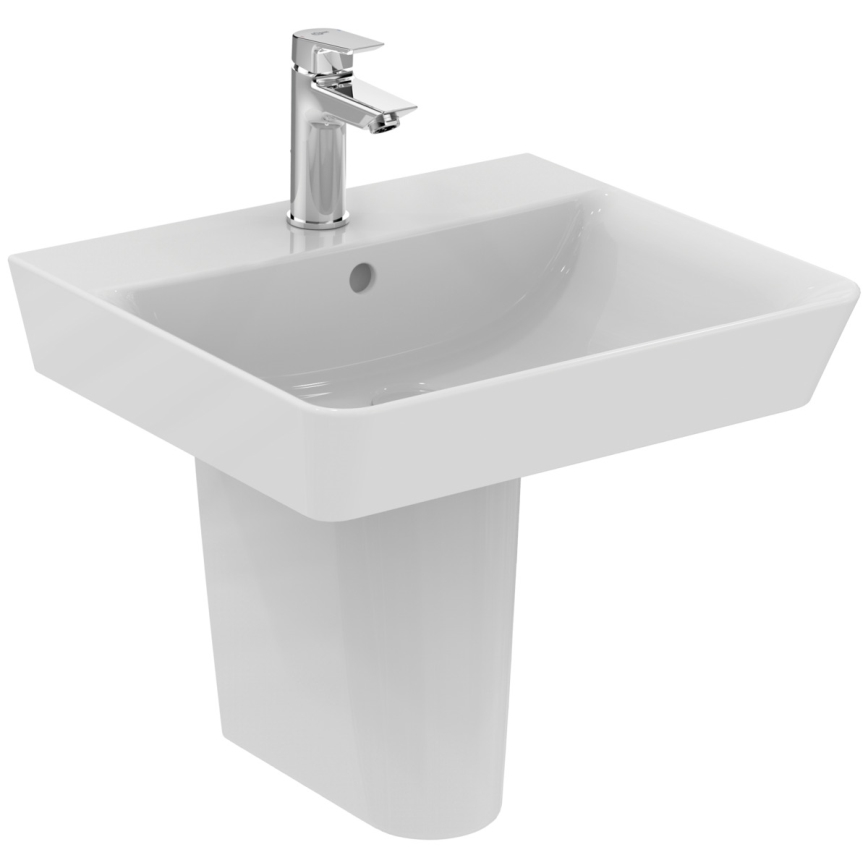 Ideal Standard E030101 - Wand-Waschbecken CONNECT AIR 50x45 cm Keramik/weiß
