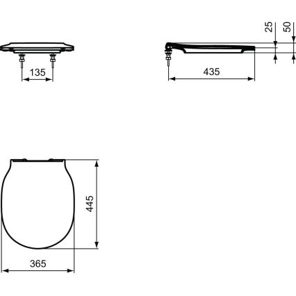 Ideal Standard E036601 - WC-Sitz SoftClose CONNECT AIR weiß