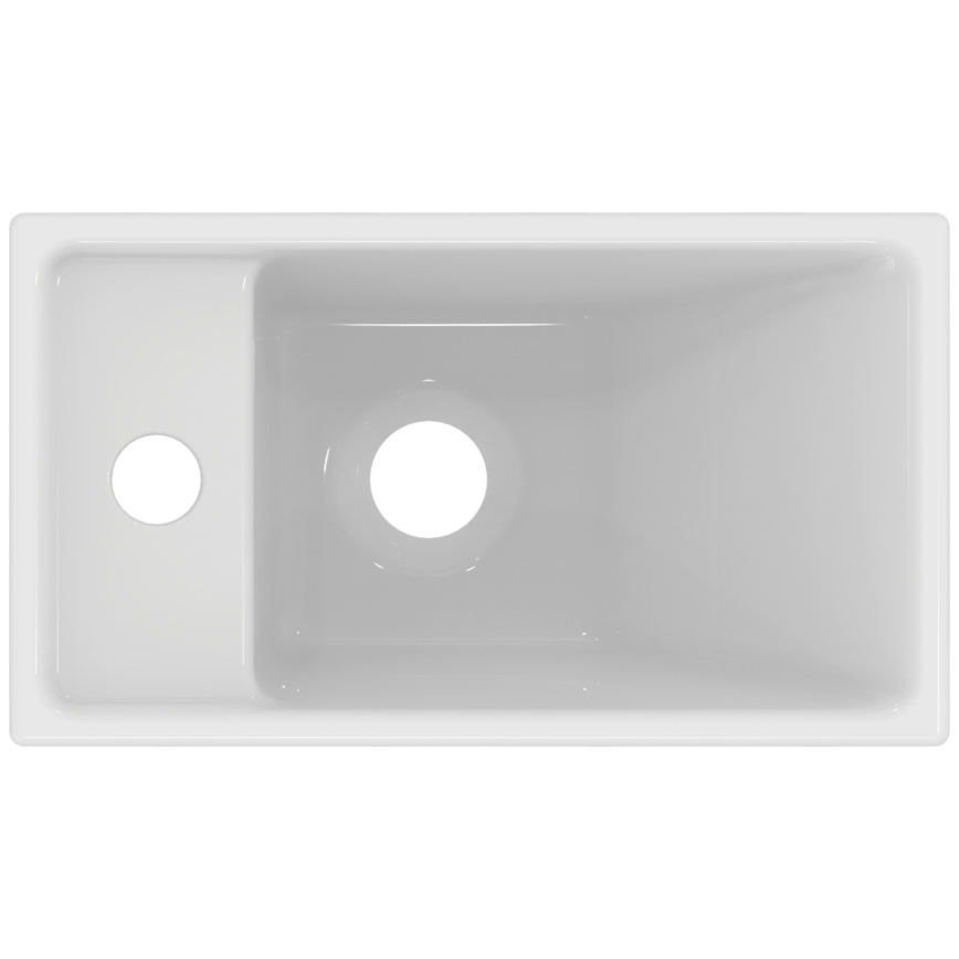 Ideal Standard E211301 - Hängendes Waschbecken I.LIFE S 37x21 cm Keramik/Weiß