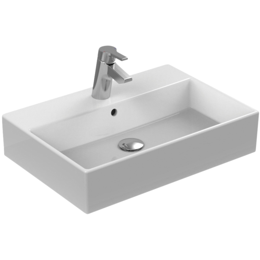 Ideal Standard K081601 - Aufsatzwaschbecken STRADA 50 x 42 cm, Keramik/weiß