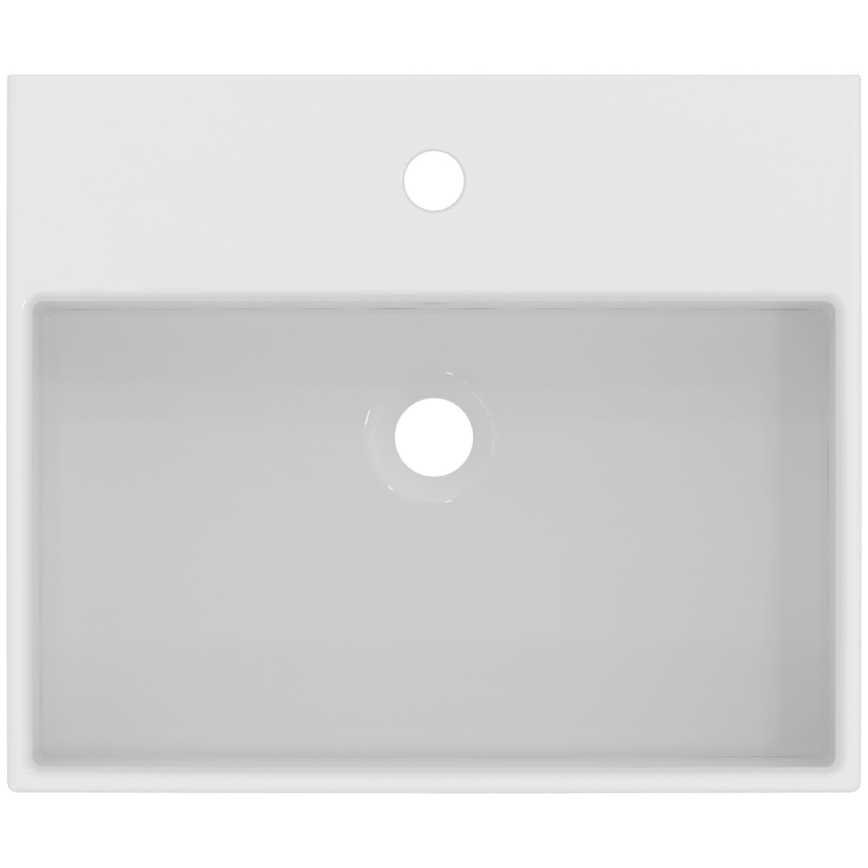 Ideal Standard K081601 - Aufsatzwaschbecken STRADA 50 x 42 cm, Keramik/weiß