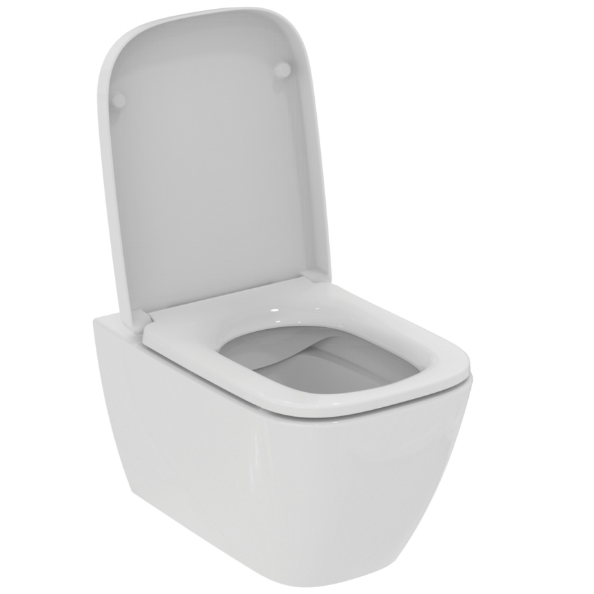 Ideal Standard T461401 - Wandhängendes Spülrandlos-WC I.LIFE B Keramik/weiß