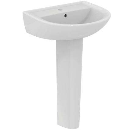 Ideal Standard W332601 - Wandwaschbecken EUROVIT 55 x 46 cm Keramik/weiß