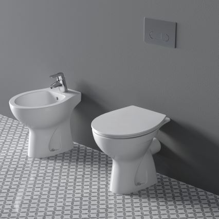 Ideal Standard W333101 - Stand-WC EUROVIT Keramik/weiß