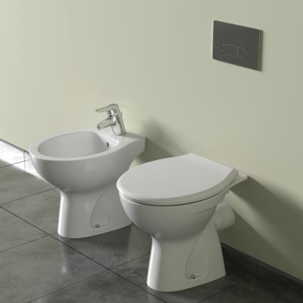 Ideal Standard W333101 - Stand-WC EUROVIT Keramik/weiß