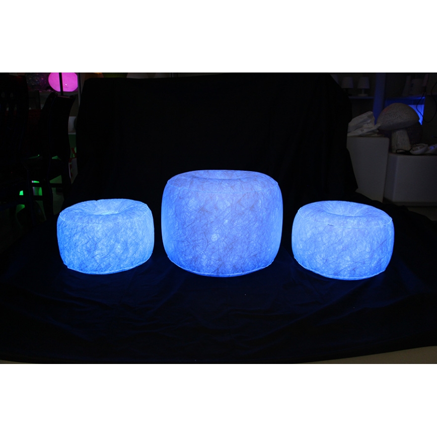 LED aufblasbarer Hocker mit Fernbedienung LED/5V/50cm