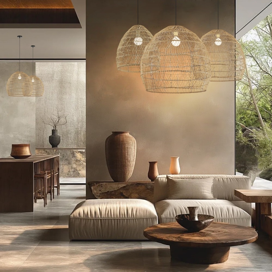 Hängeleuchte an Kabel BOHO DELICADO 1xE27/40W/230V Ø 60 cm