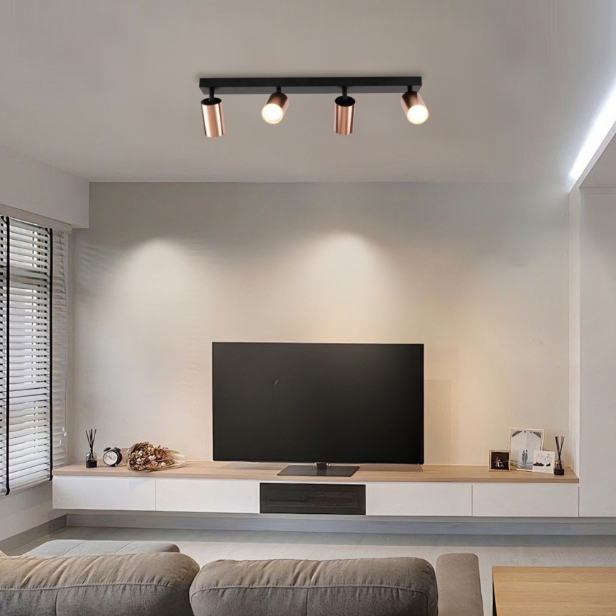 Spotleuchte PUNTO 4xGU10/9W/230V Roségold