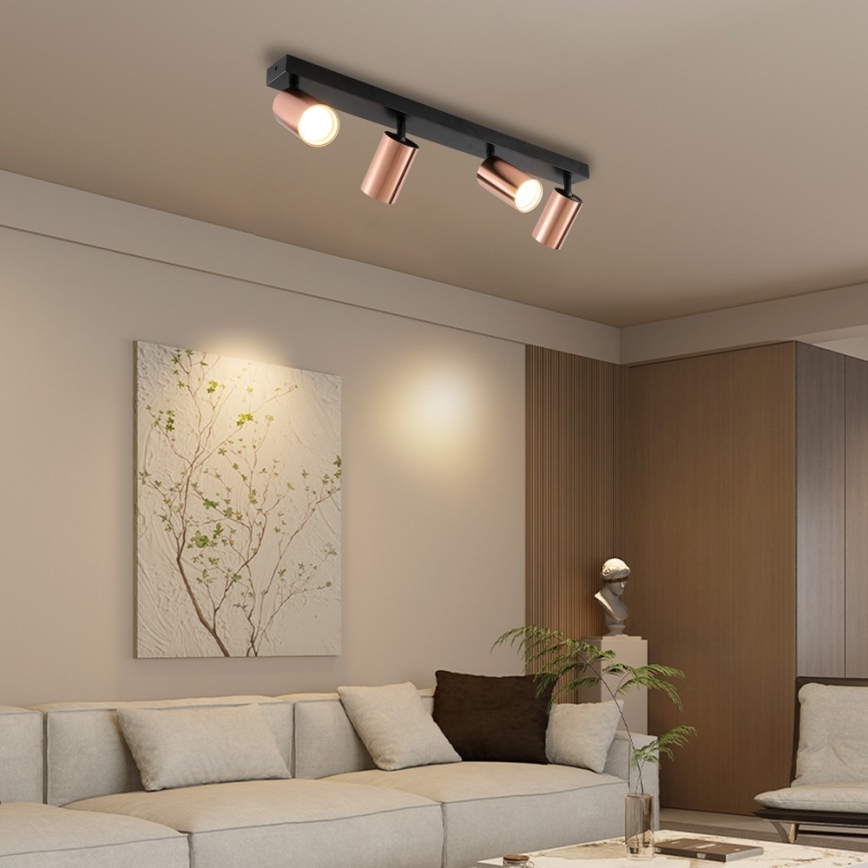 Spotleuchte PUNTO 4xGU10/9W/230V Roségold