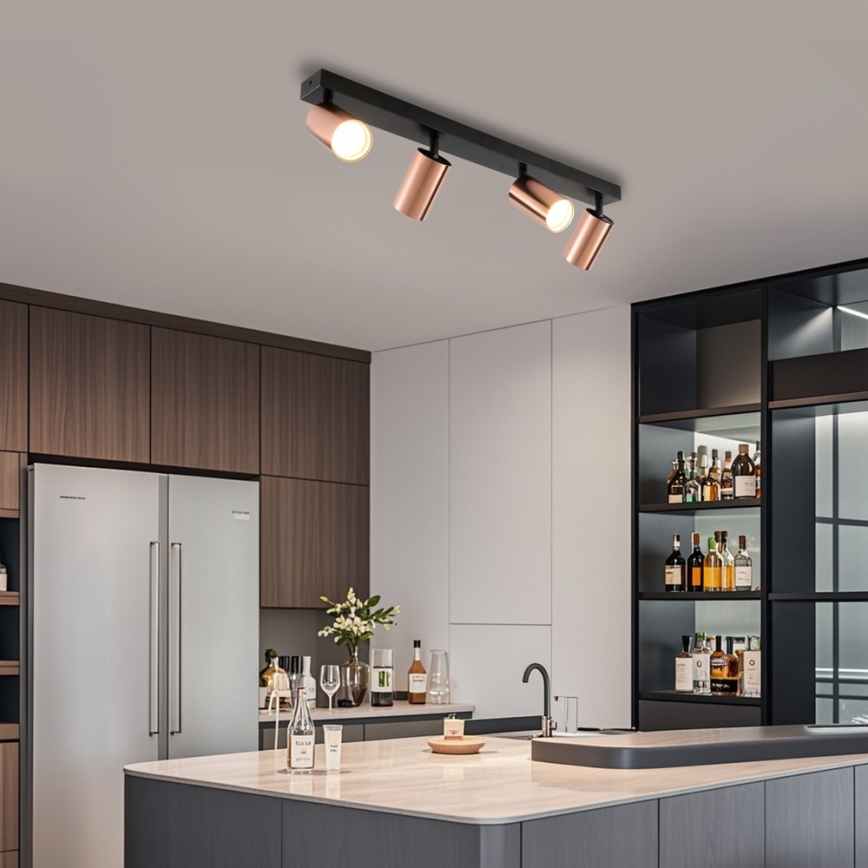 Spotleuchte PUNTO 4xGU10/9W/230V Roségold
