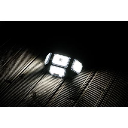 LED-Solarwandleuchte mit Sensor LED/5W/5,5V IP65 2400 mAh