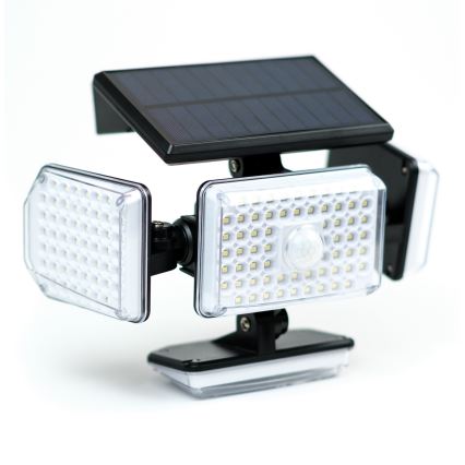 LED-Solarwandleuchte mit Sensor LED/5W/5,5V IP65 2400 mAh