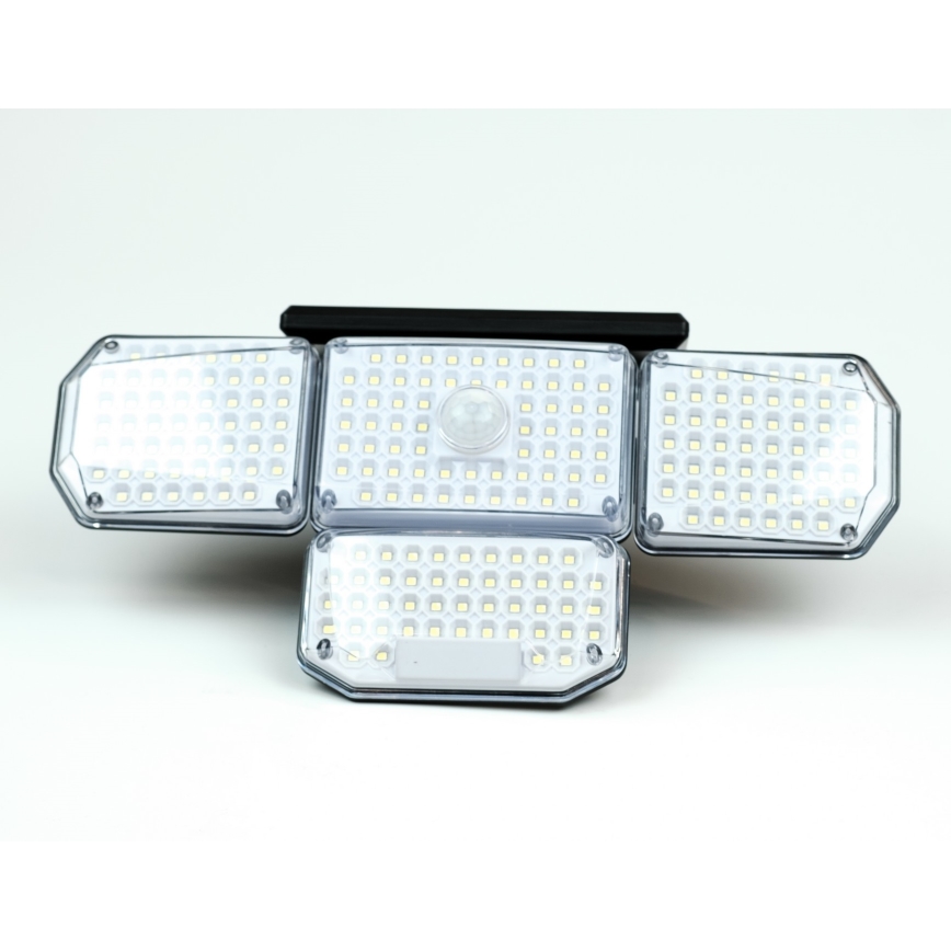 LED-Solarwandleuchte mit Sensor LED/5W/5,5V IP65 2400 mAh