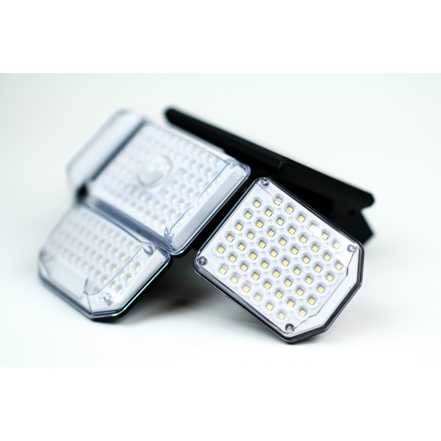 LED-Solarwandleuchte mit Sensor LED/5W/5,5V IP65 2400 mAh