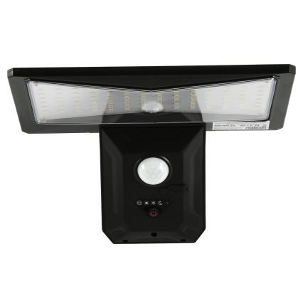 LED-Solarwandleuchte mit Sensor LED/2,6W/5,5V IP65 schwarz