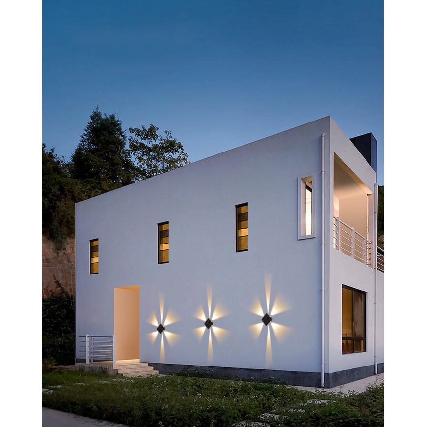 LED-Solarwandleuchte mit Sensor LED/2W/5V IP54 1300 mAh