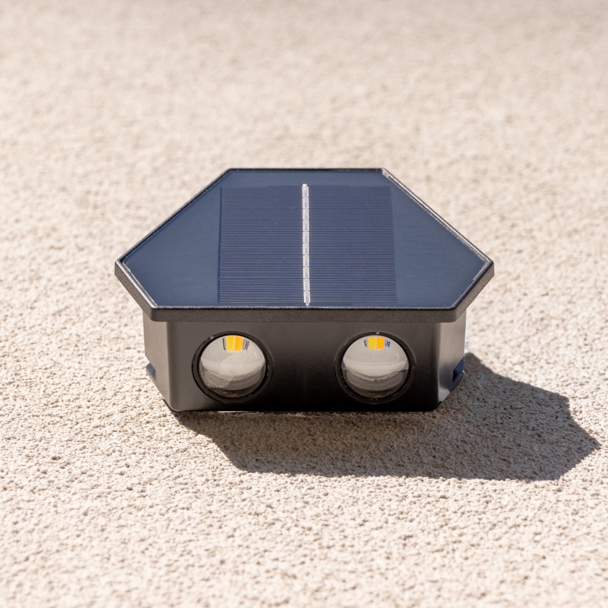 LED-Solarwandleuchte mit Sensor LED/2W/5V IP54 1300 mAh