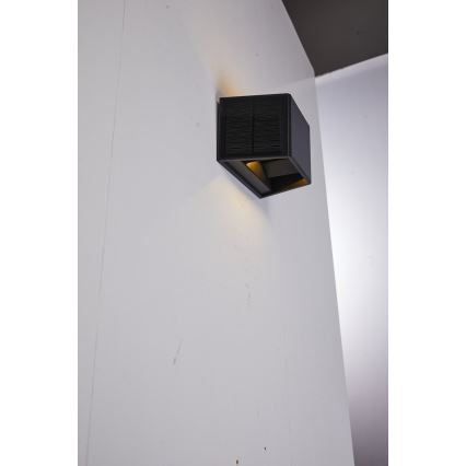 LED-Solarwandleuchte mit Sensor LED/2W/5V IP54 1300 mAh