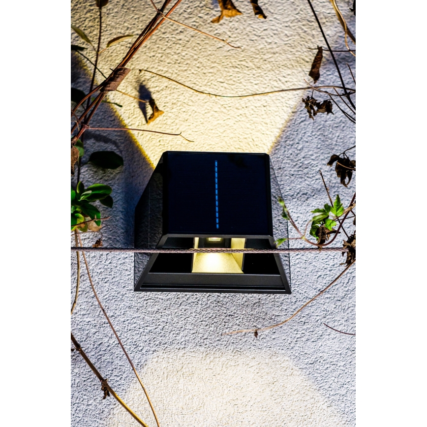 LED-Solarwandleuchte mit Sensor LED/2W/5V IP54 1300 mAh