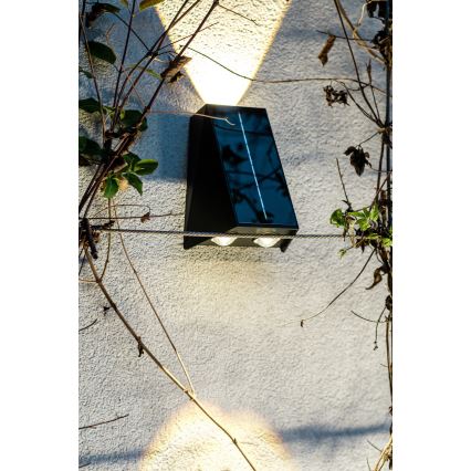 LED-Solarwandleuchte mit Sensor LED/2W/5V IP54 1300 mAh