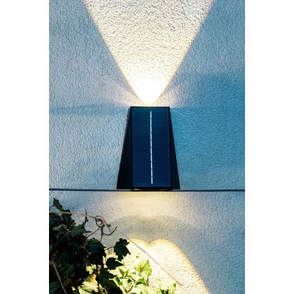 LED-Solarwandleuchte mit Sensor LED/2W/5V IP54 1300 mAh