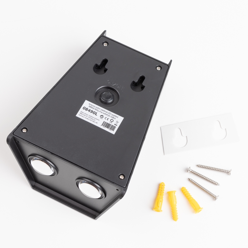 LED-Solarwandleuchte mit Sensor LED/2W/5V IP54 1300 mAh
