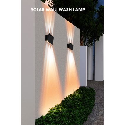 LED-Solarwandleuchte mit Sensor LED/2W/5V IP54