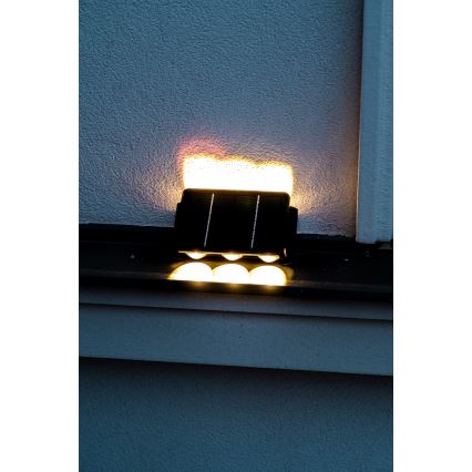 LED-Solarwandleuchte mit Sensor LED/2W/5V IP54