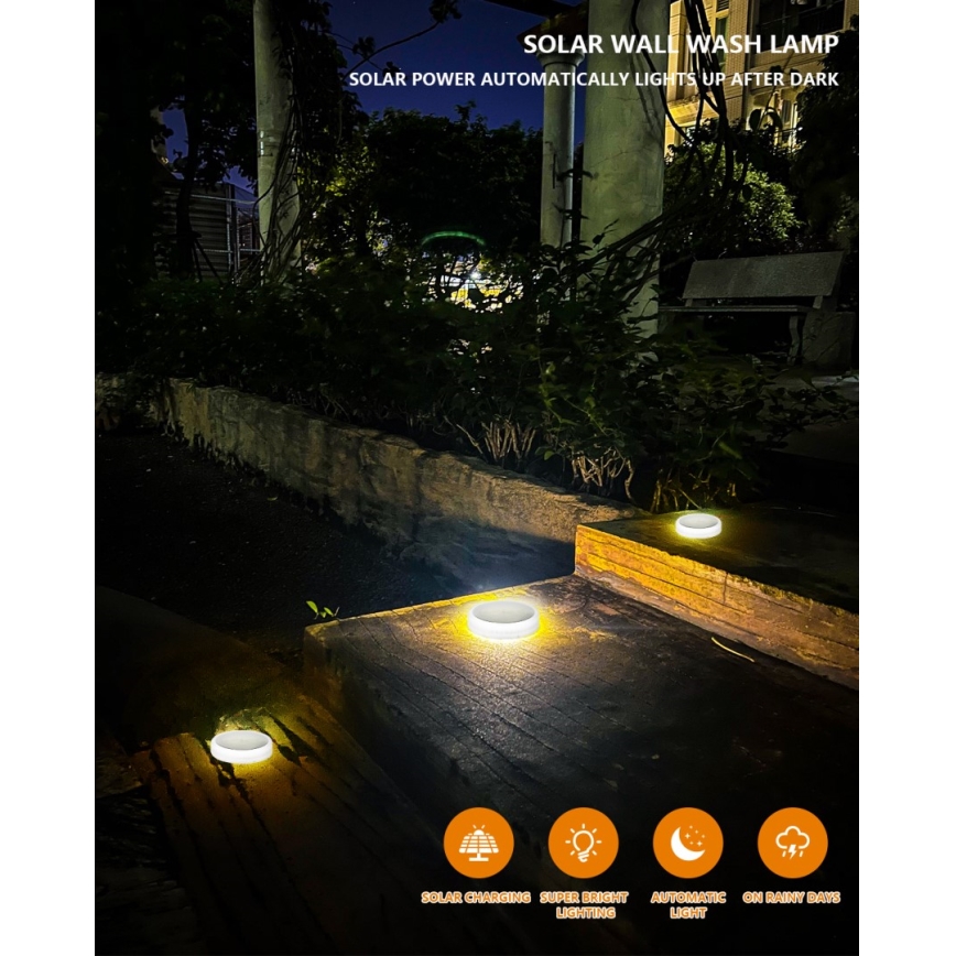 LED-Outdoor-Solarbeleuchtung mit Sensor LED/0,4W/3,2V IP54 500 mAh
