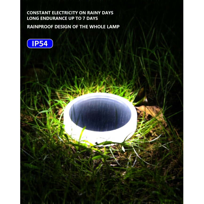 LED-Outdoor-Solarbeleuchtung mit Sensor LED/0,4W/3,2V IP54 500 mAh