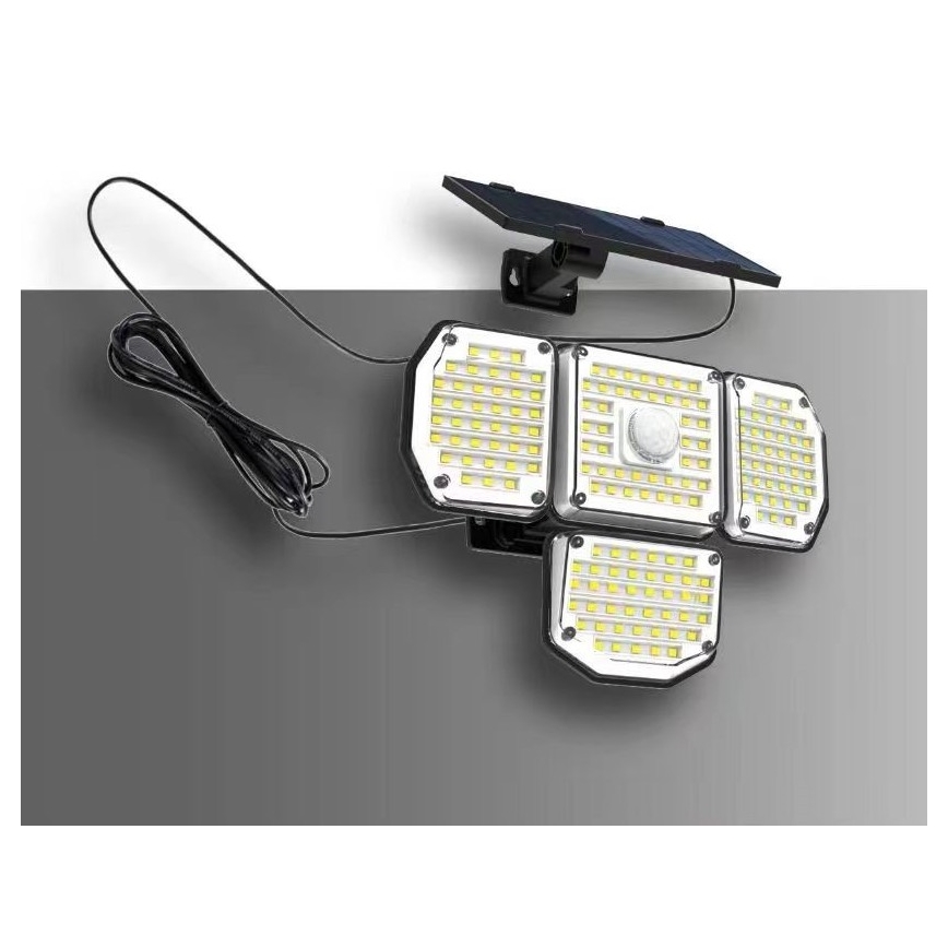 LED-Solarwandleuchte mit Sensor LED/5W/5,5V 3000K/6500K IP44 1200 mAh