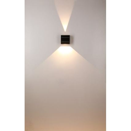 LED Solar-Wandleuchte LED/2W/3,7V 4000K IP44 1300 mAh