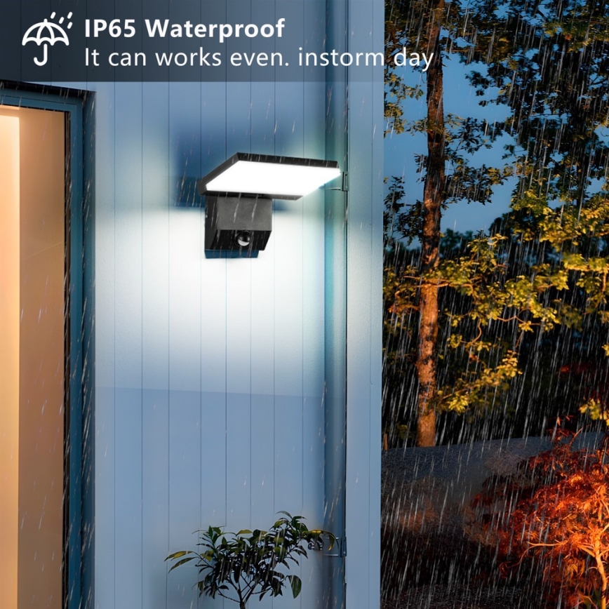 LED-Außenwandleuchte mit Sensor MODERN LED/18W/230V IP65