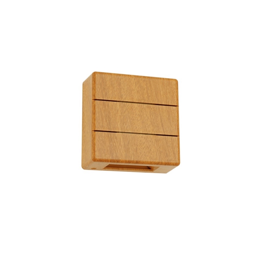 LED-Außenwandleuchte LUXLINE LED/6W/230V 3000K IP54 Eiche