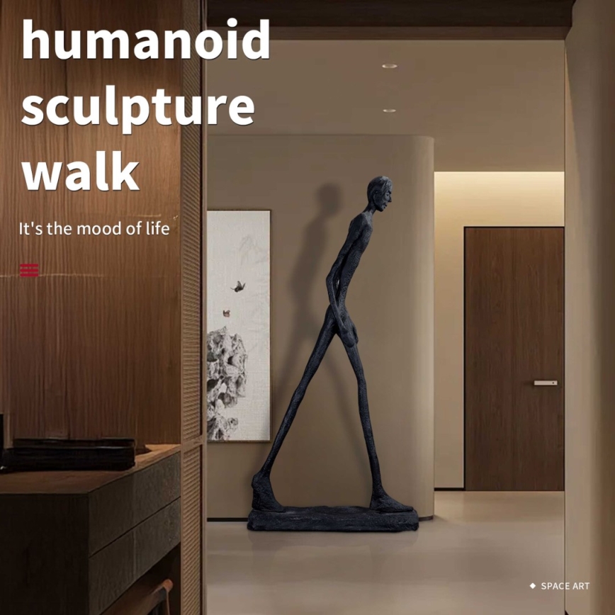 Dekorative Skulptur SILUETTE 210 cm (menschliche Figur)